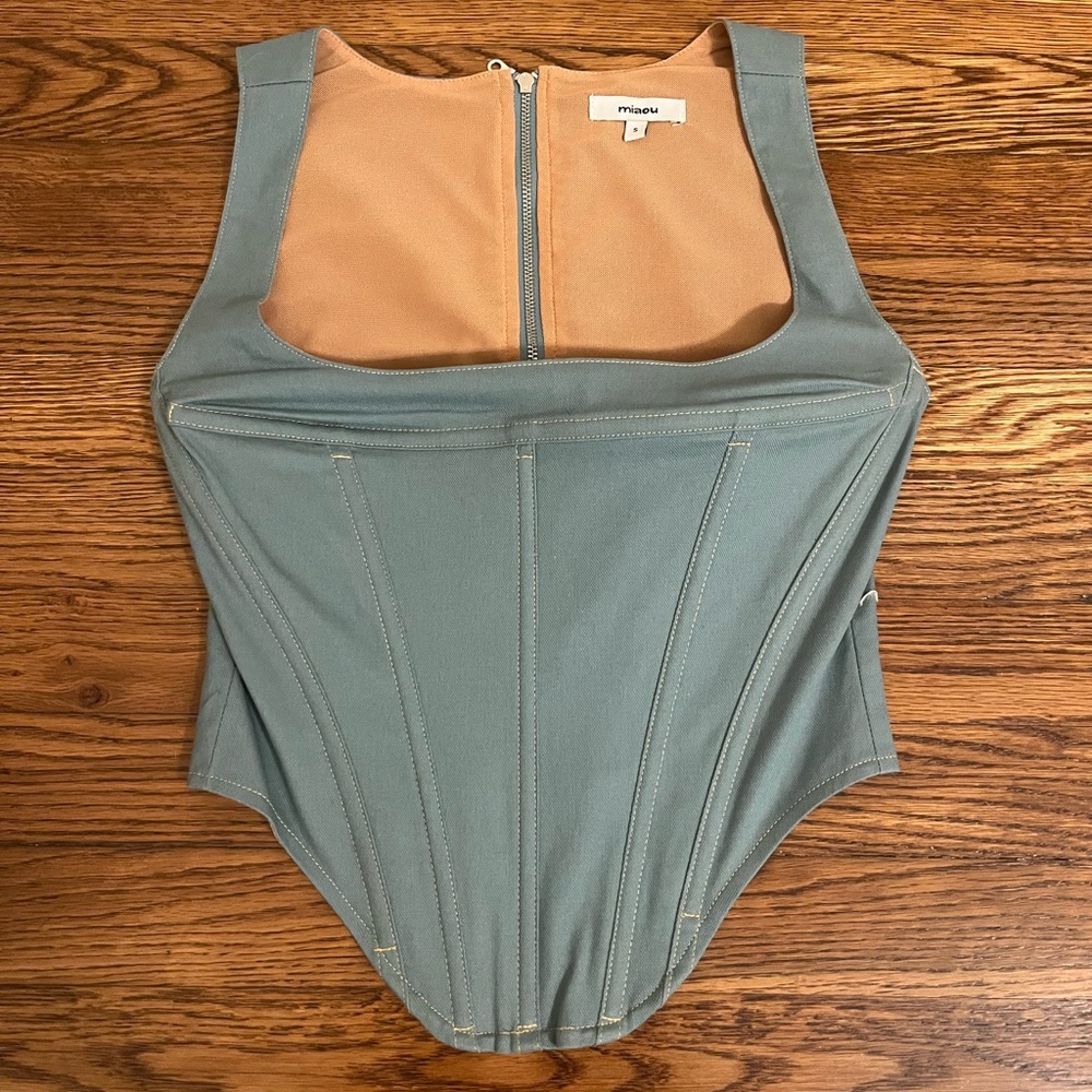Miaou Campbell Corset Top Size Small